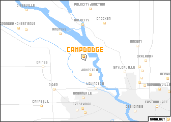 Camp Dodge Iowa Map Camp Dodge (United States   USA) map   nona.net