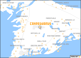 map of Camp Edwards