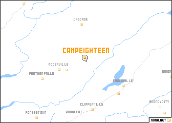 map of Camp Eighteen