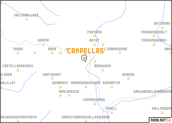 map of Campellas