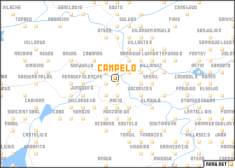 map of Campelo