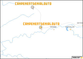 map of Campement de Mialouto