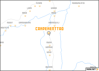 map of Campement Tao