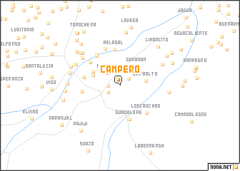 map of Campero