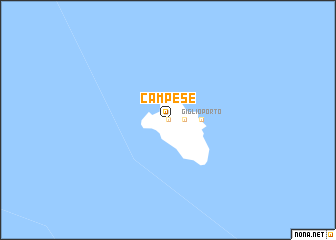 map of Campese