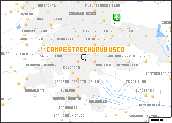 map of Campestre Churubusco