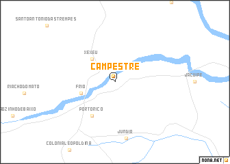 map of Campestre