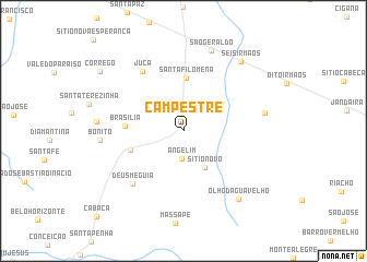 map of Campestre