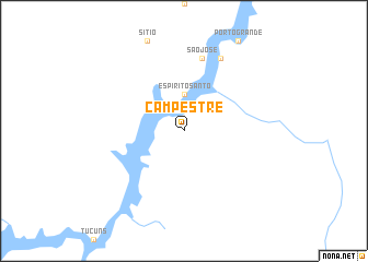 map of Campestre