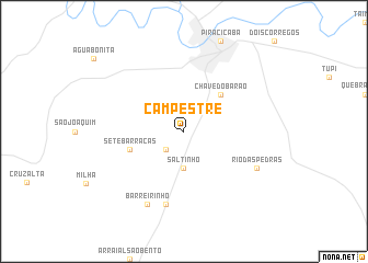 map of Campestre