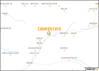 map of Campestrin