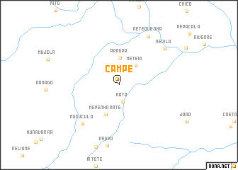 map of Campe