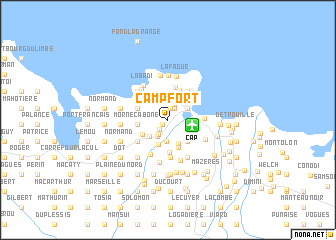 map of Camp Fort