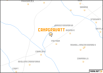 map of Camp Gravatt