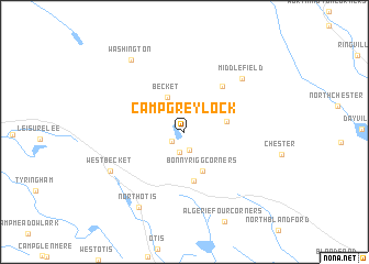 map of Camp Greylock