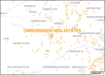 map of Campground School Estates