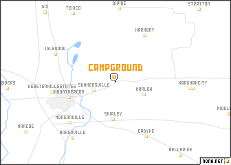 map of Camp Ground