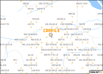 map of Campile