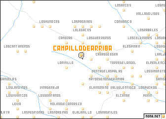 map of Campillo de Arriba