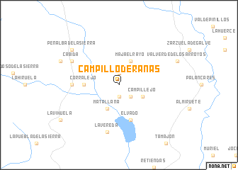 map of Campillo de Ranas