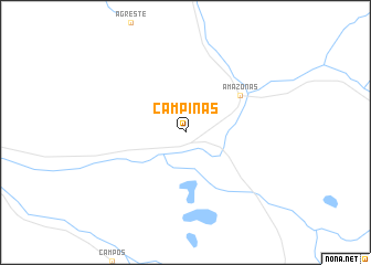 map of Campinas