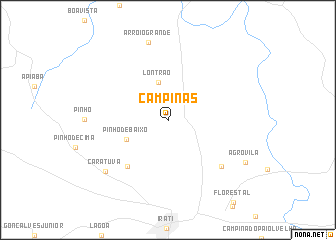 map of Campinas