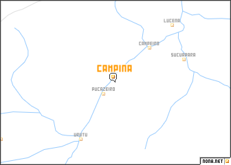 map of Campina