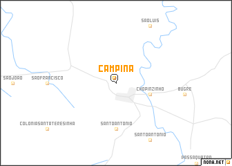 map of Campina