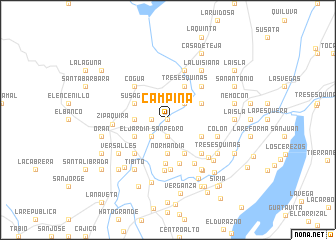 map of Campiña