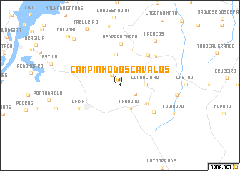 map of Campinho dos Cavalos