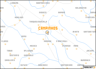 map of Campinhos