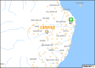 map of Campisa