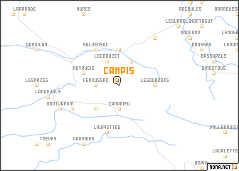 map of Campis