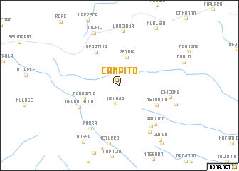 map of Campito