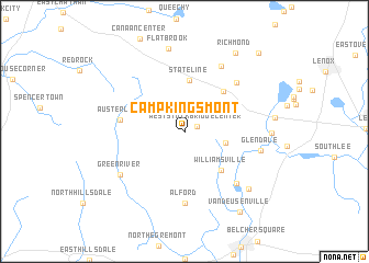 map of Camp Kingsmont