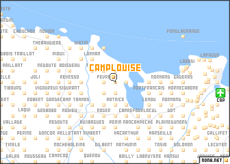 map of Camp Louise