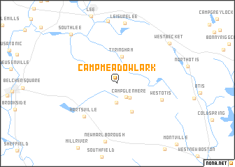 map of Camp Meadowlark