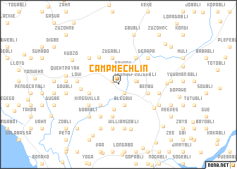 map of Camp Mechlin