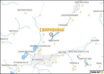 map of Camp Mohawk