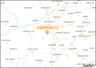 map of Camp Moritz