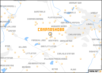 map of Camp Nashoba