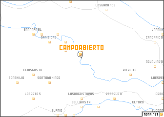 map of Campo Abierto