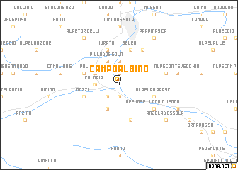 map of Campo Albino