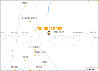 map of Campo Alegre