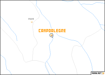 map of Campo Alegre