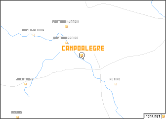 map of Campo Alegre