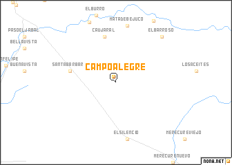 map of Campo Alegre