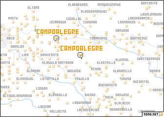 map of Campo Alegre