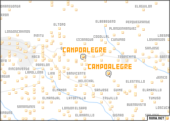 map of Campo Alegre