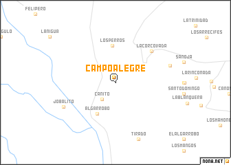 map of Campo Alegre